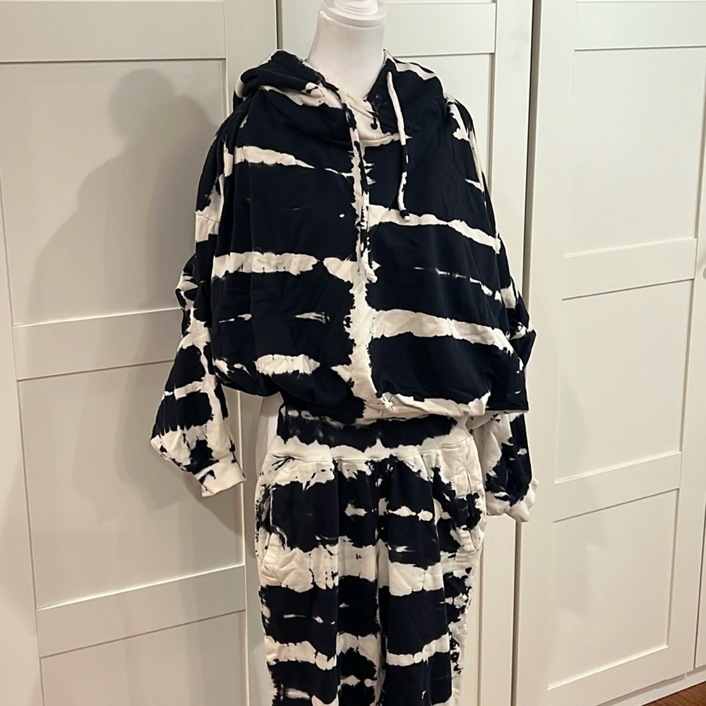 Young Fabulous & Broke Black and White Jumpsuit